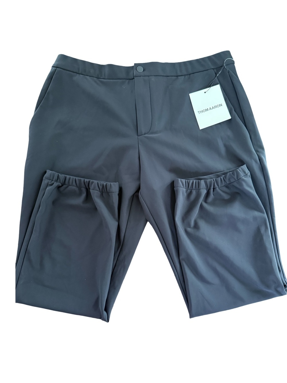 Thom Aaron Men's Black Commuter Performance Joggers NWT Size 40 x 30